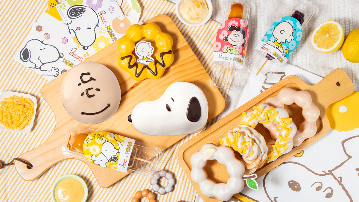 史努比控尖叫！Mister Donut聯名SNOOPY萌翻登場，造型甜甜圈、限量周邊一次看