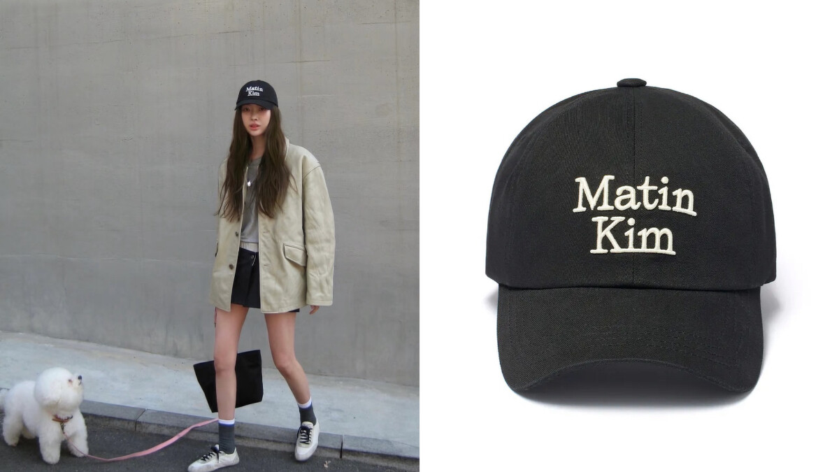 Matin Kim 經典刺繡Logo棒球帽