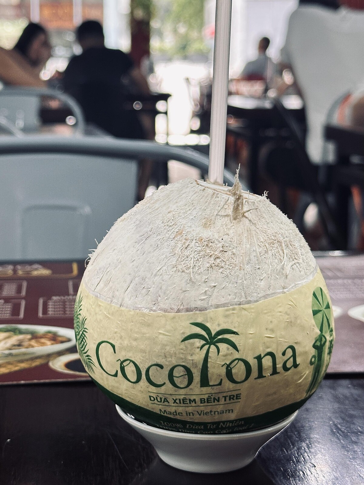 吃河粉的同時，點顆椰子水搭配超對味。