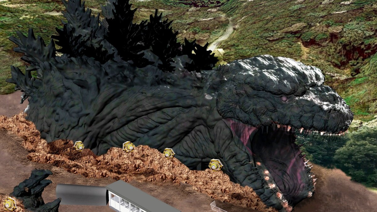 《哥吉拉攔截行動》園區