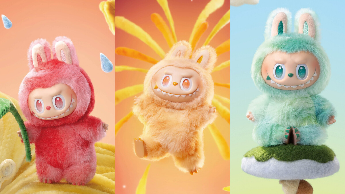 Labubu《THE MONSTERS 前方高能系列-搪膠毛絨掛件盲盒》