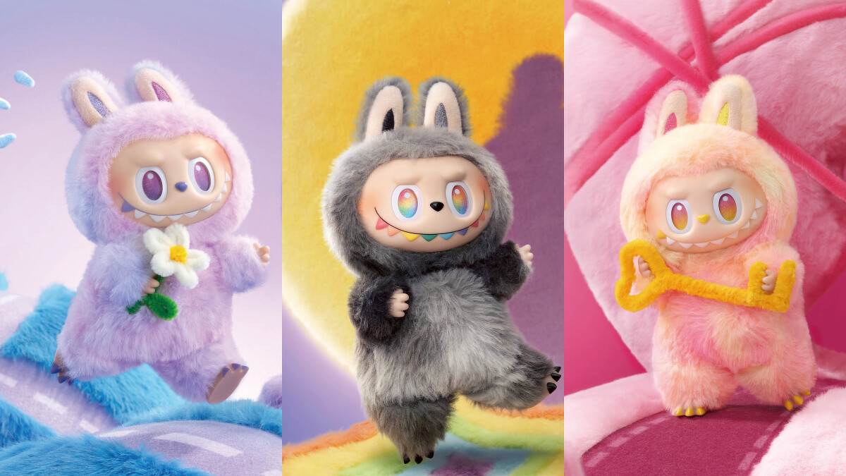 Labubu《THE MONSTERS 前方高能系列-搪膠毛絨掛件盲盒》