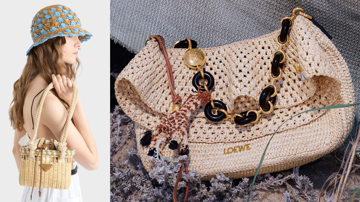2025夏日精品拉菲草編織包9款必收推薦＋如何保養！從度假風到都市風Loewe、Celine時髦解析