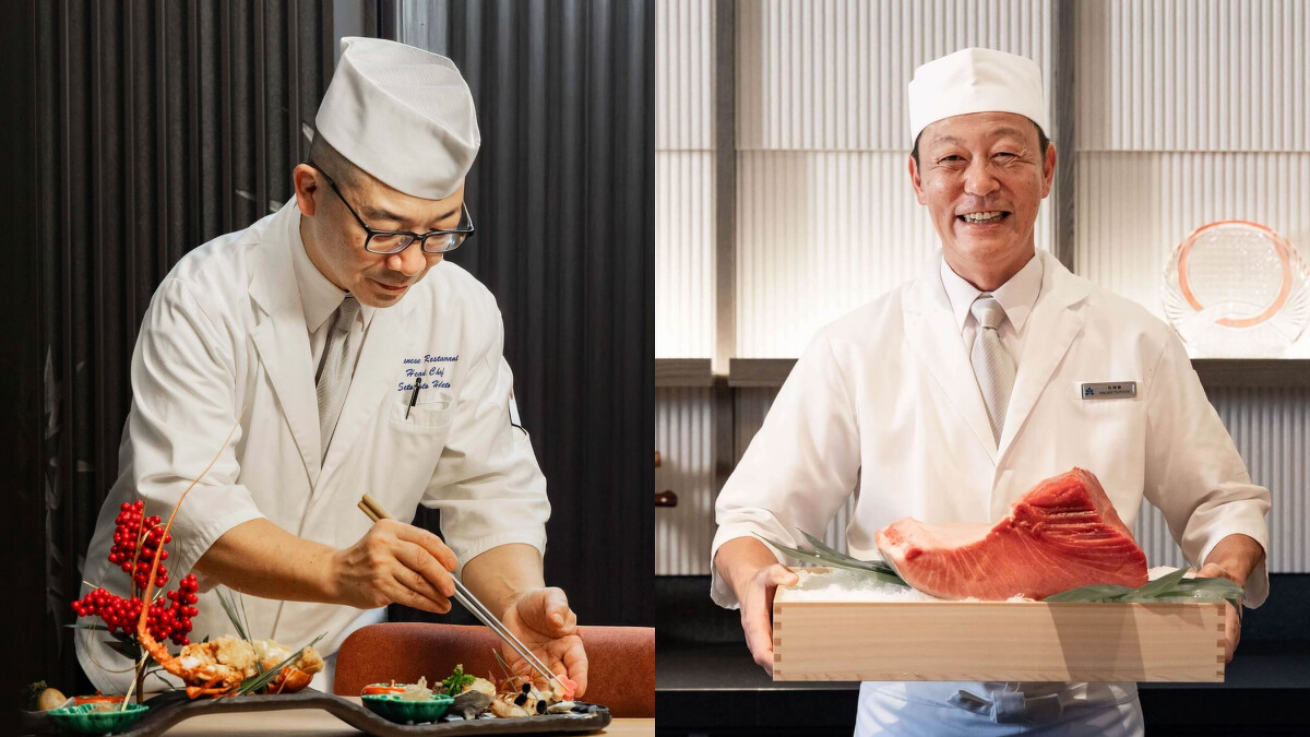 瀨戶本秀人總料理長、長瀨剛壽司料理長聯手獻藝