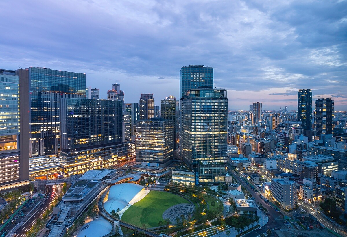 酒店座落於大阪最新地標「Grand Green Osaka」。