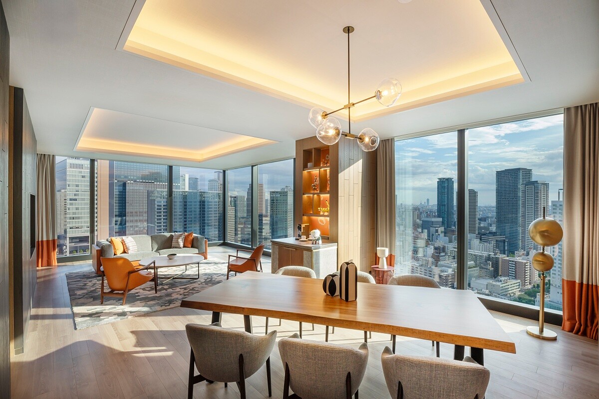 位於頂樓25F也是最豪華的「Canopy Panorama View Suite 全景套房」。