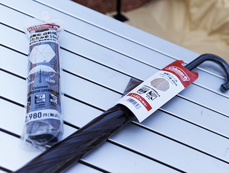 Coleman X LAWSON聯名推出帳篷級材質雨傘。