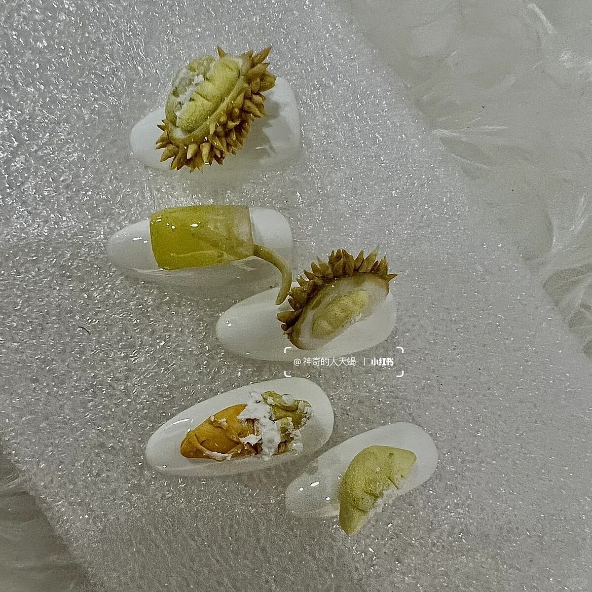 立體可愛水果美甲 (Photo/小紅書@大天蝎不是美甲师)