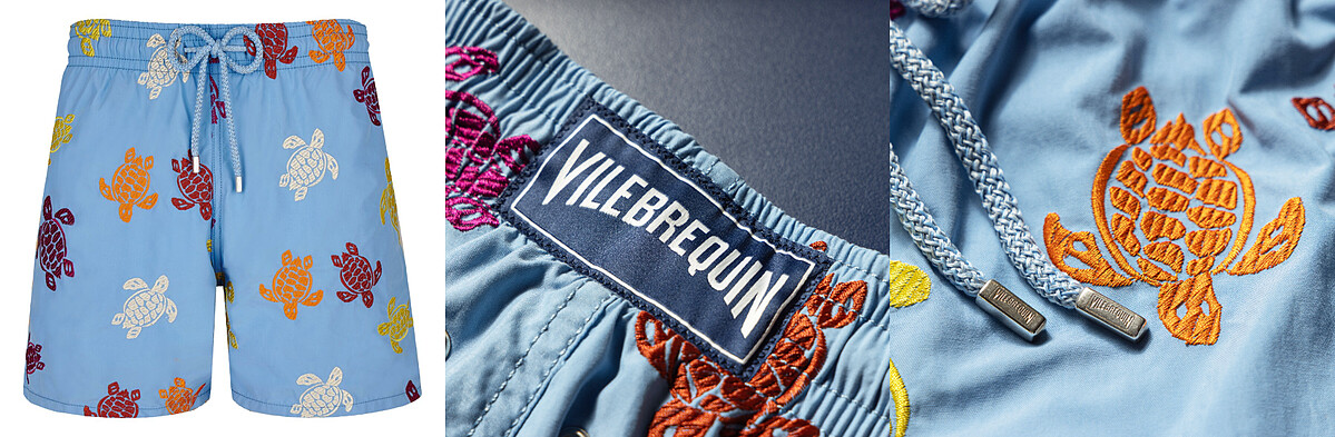 全球限量的MISTRAL法國工坊限量刺繡泳褲 NT22,600