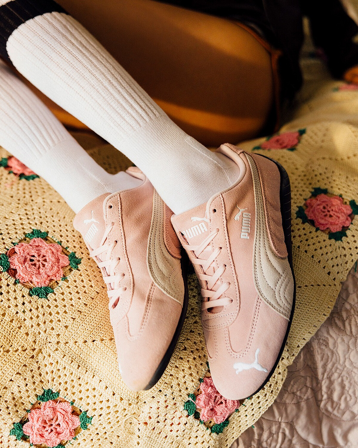 Puma淡粉色Speedcat