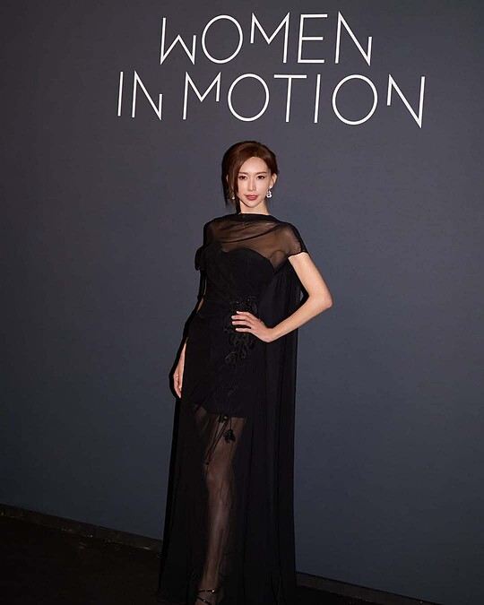 林志玲盛裝出席2025坎城影展期間由開雲集團主辦、聚焦女影人的「Women In Motion」晚宴。