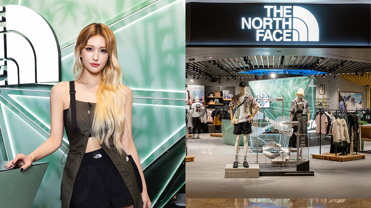 全昭彌Somi來台為The North Face台北101門市剪綵！人間芭比同款公開、最齊全黑標都在這