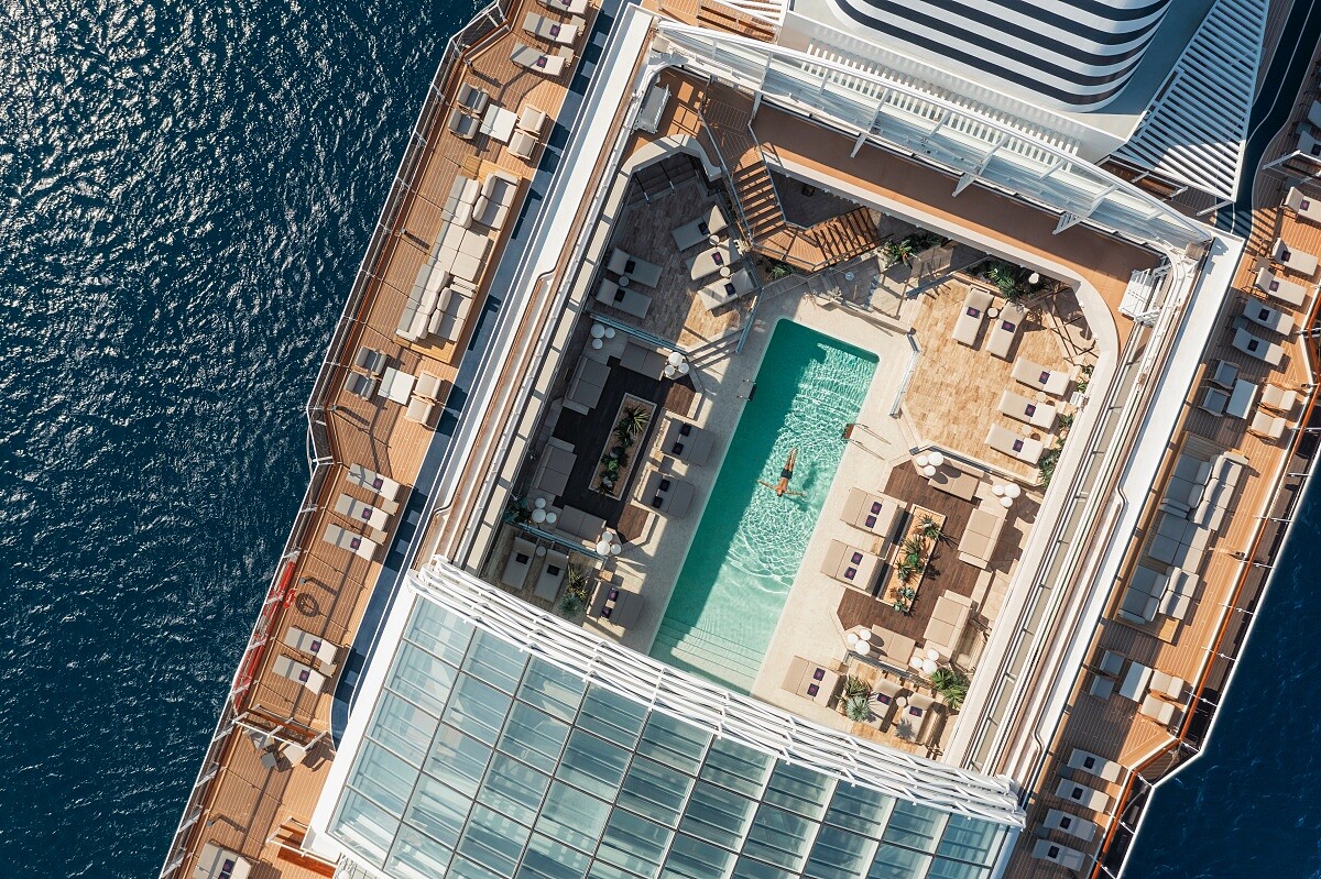 MSC 集團旗下全新生活風格郵輪，「Explora Journeys 意鉑」。