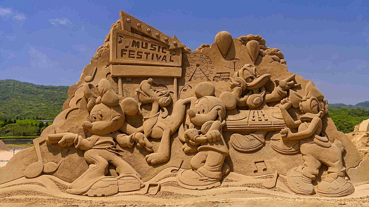 2025福隆沙雕季作品:《音樂祭派對》