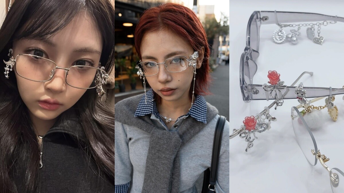 日本平價眼鏡品牌推出「訂製掛飾」！眼鏡變飾品風靡日妞，價格、哪裡配一次配告訴你