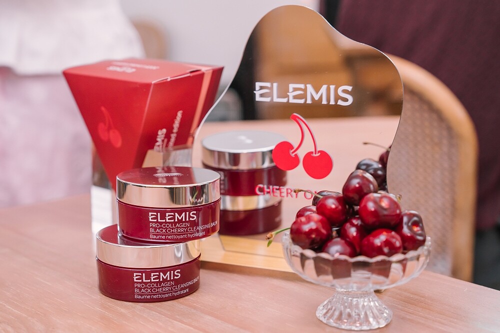 ELEMIS海洋膠原精油卸妝膏甜慾黑櫻桃 50g，NT1,350、100g，NT2,250