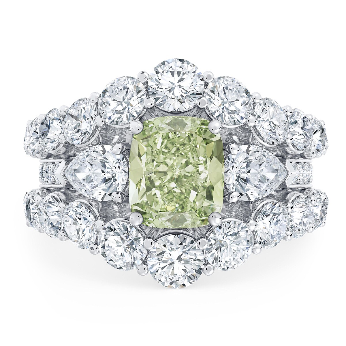 De Beers Essence of Nature 高級珠寶系列 Foundation 嵌套式鑽石戒指