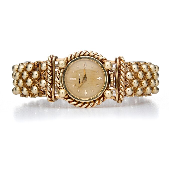 Rope 靈感來源- Jean Schlumberger for Tiffany & Co.腕錶, 黃K金, 1960-1970 @古典珍藏庫