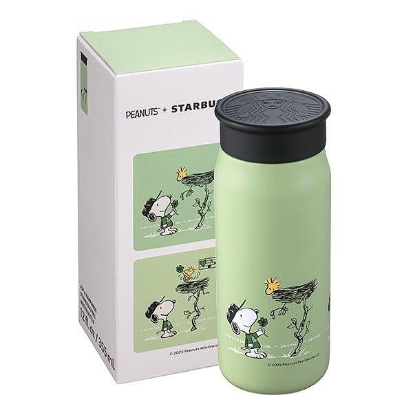 星巴克史努比聯名 PEANUTS祝福不鏽鋼杯