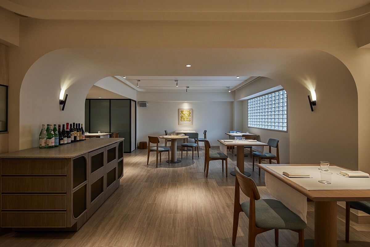 米其林一星餐廳「NOBUO」空間如家般舒適。