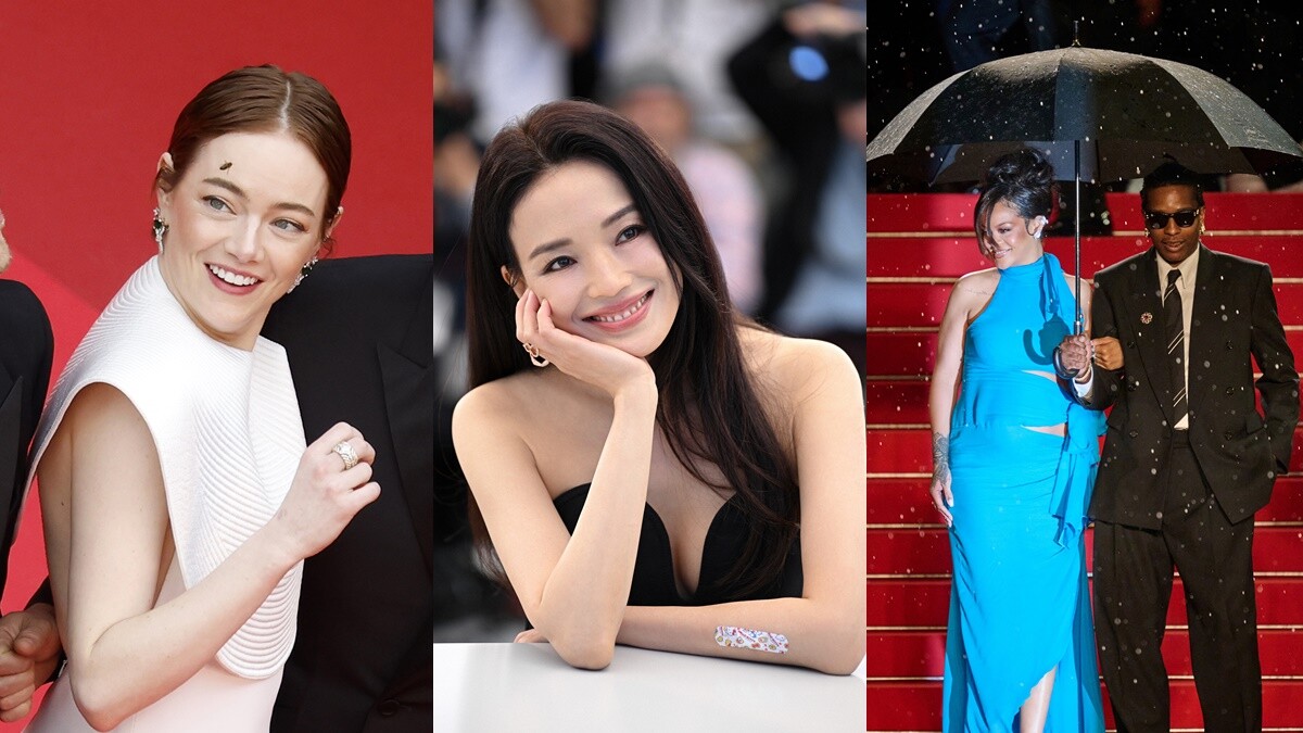 2025坎城影展不能錯過的亮點：舒淇美貌十年如一日、艾瑪史東被蜜蜂嚇歪、蕾哈娜雨中浪漫約會...
