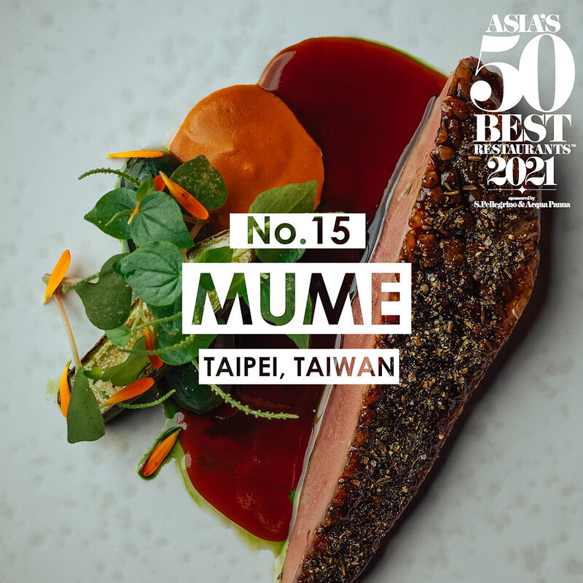 「MUME」會將台灣味帶到亞洲五十最佳餐廳的高度。