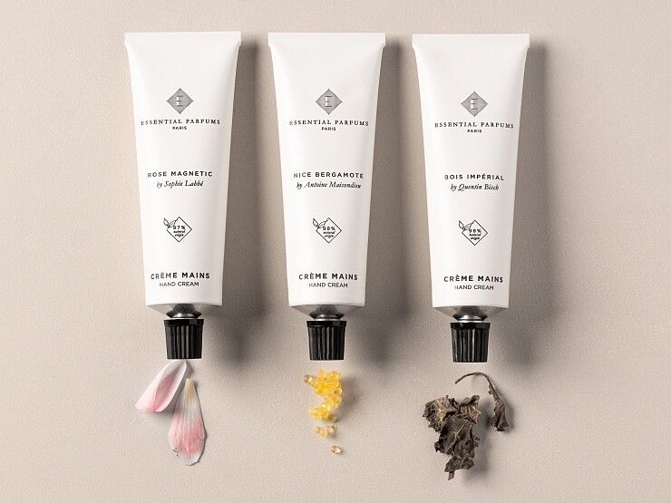 Essential Parfums香氛護手霜系列共有3款氣味選擇。50ml，NT800