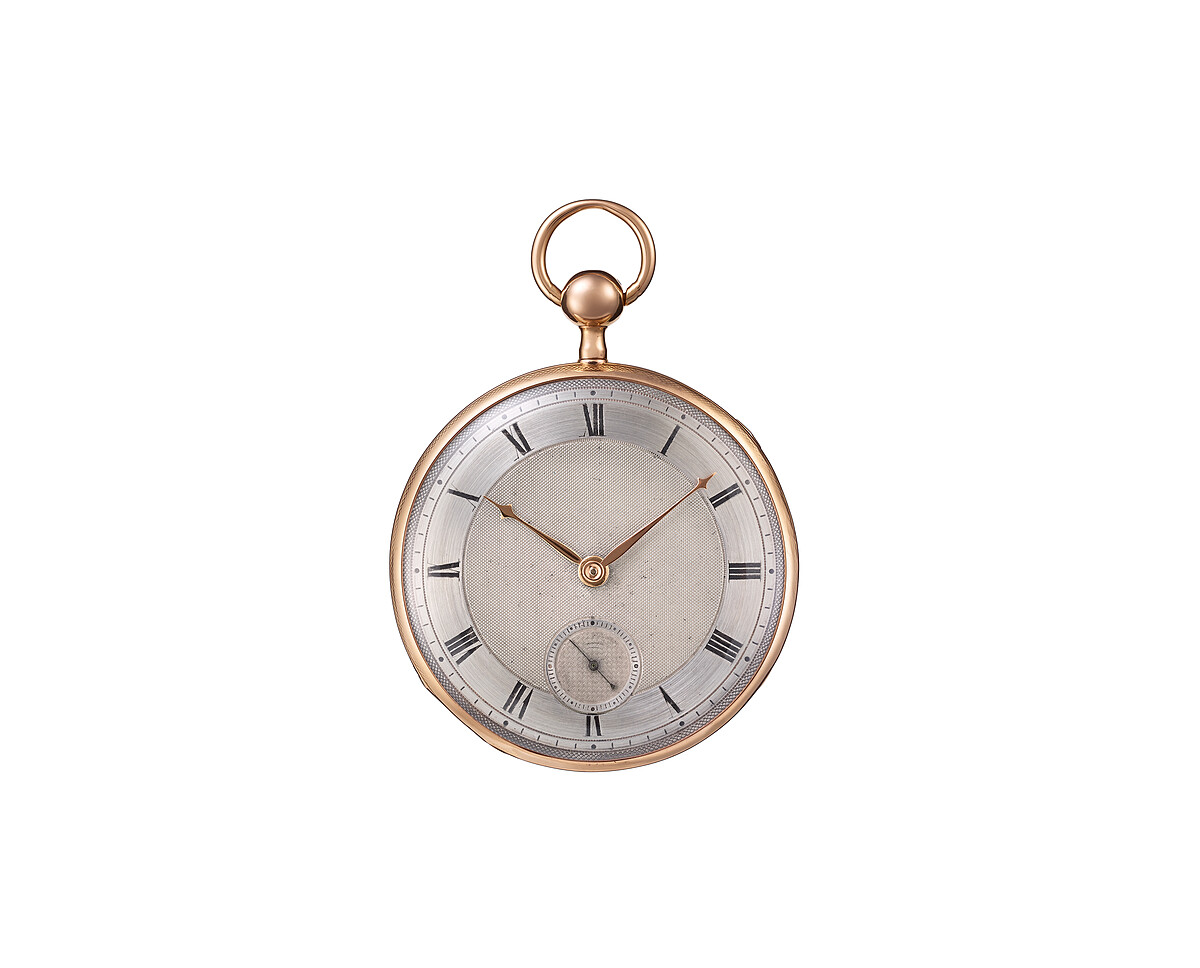 「二問功能」玫瑰金懷錶,1824年。