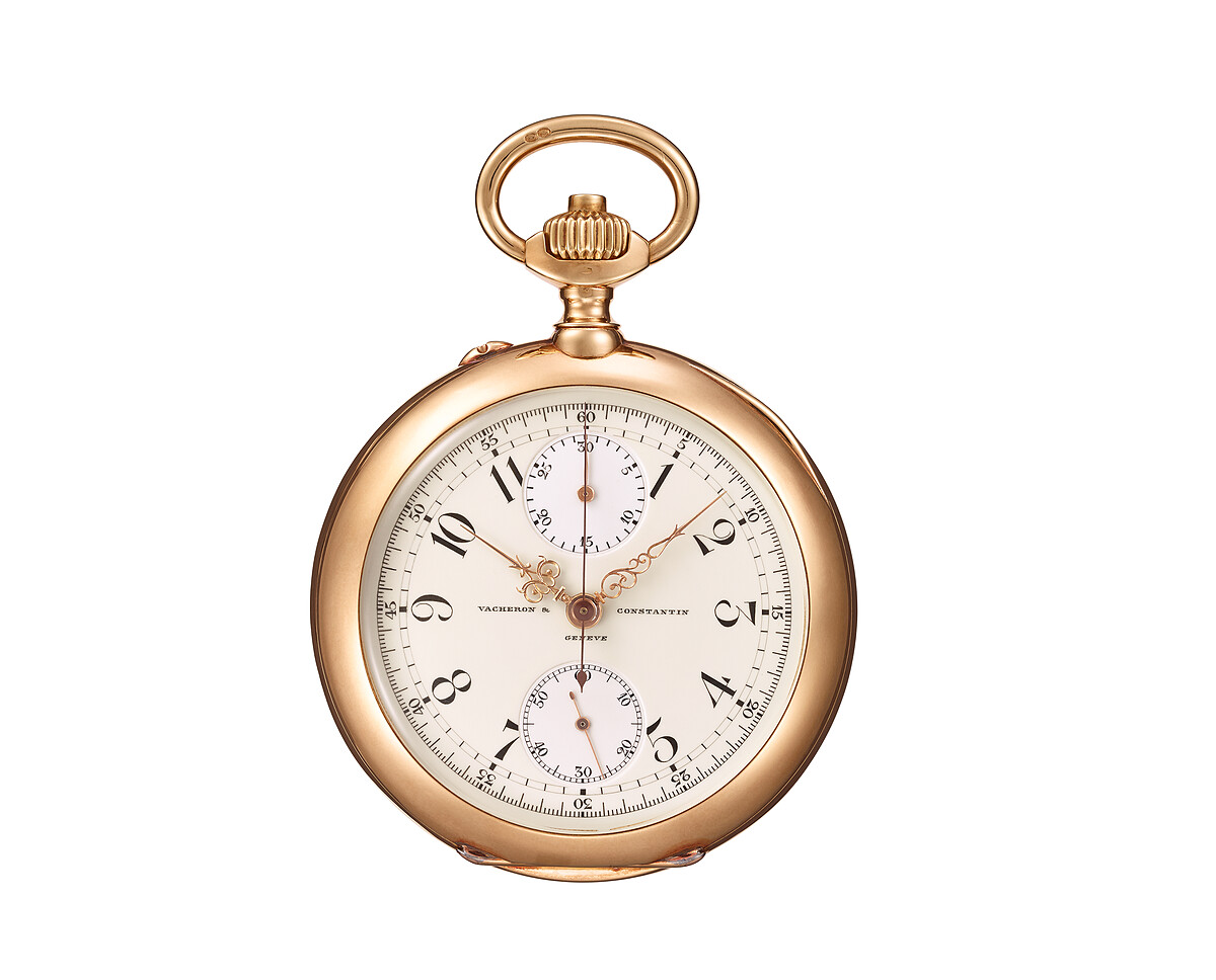 天文台精度與計時碼錶功能黃金懷錶,2003年。