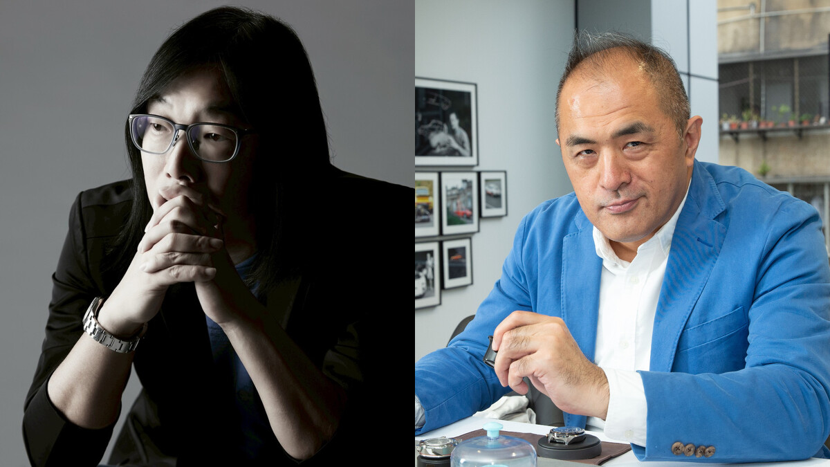 知名時尚攝影師黃天仁(左)與鐘錶評論家 Henry Chen。