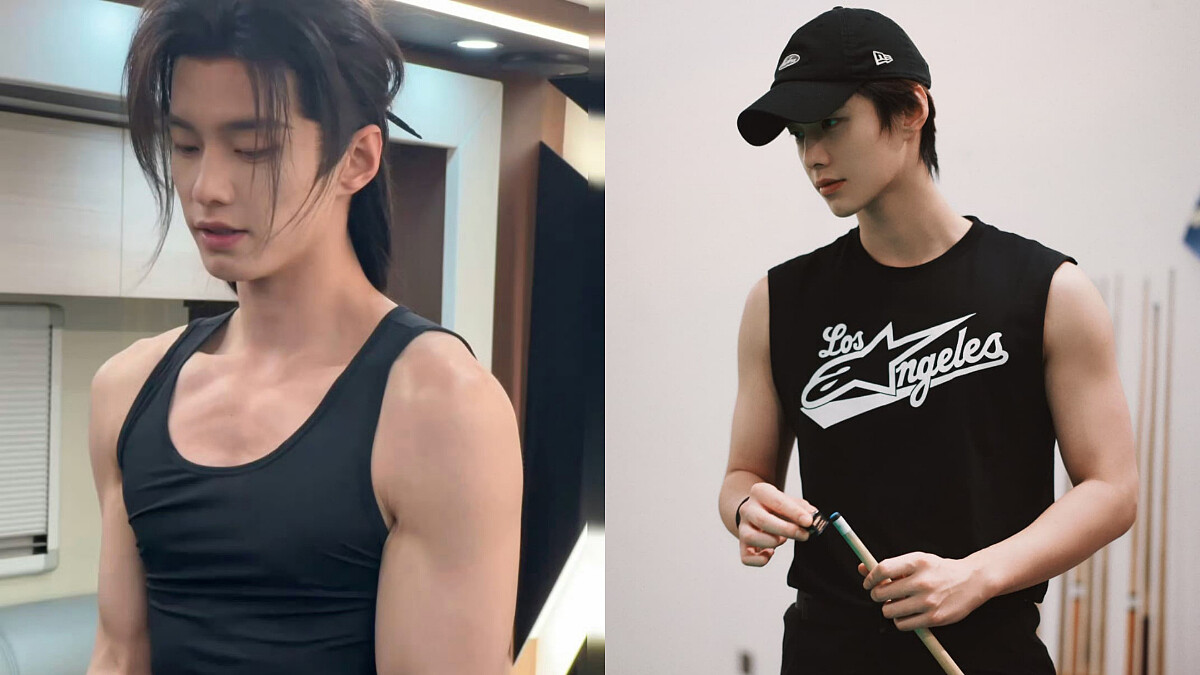 《陷入我們的熱戀》何與昔日兒童身材逆襲雙開門寬肩！虞書欣都說讚的帥氣肌肉！