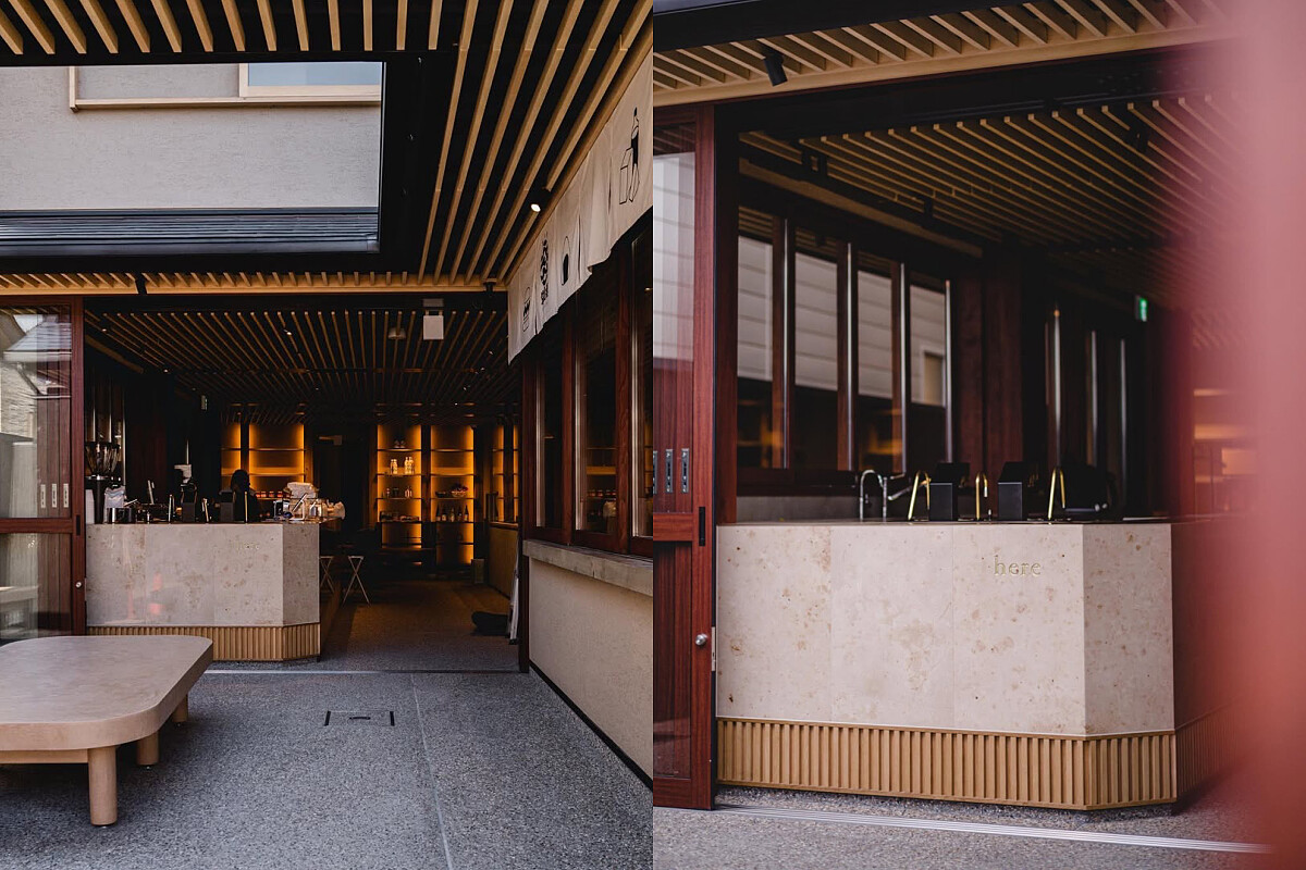 「here kyoto」位在京都的店面空間。