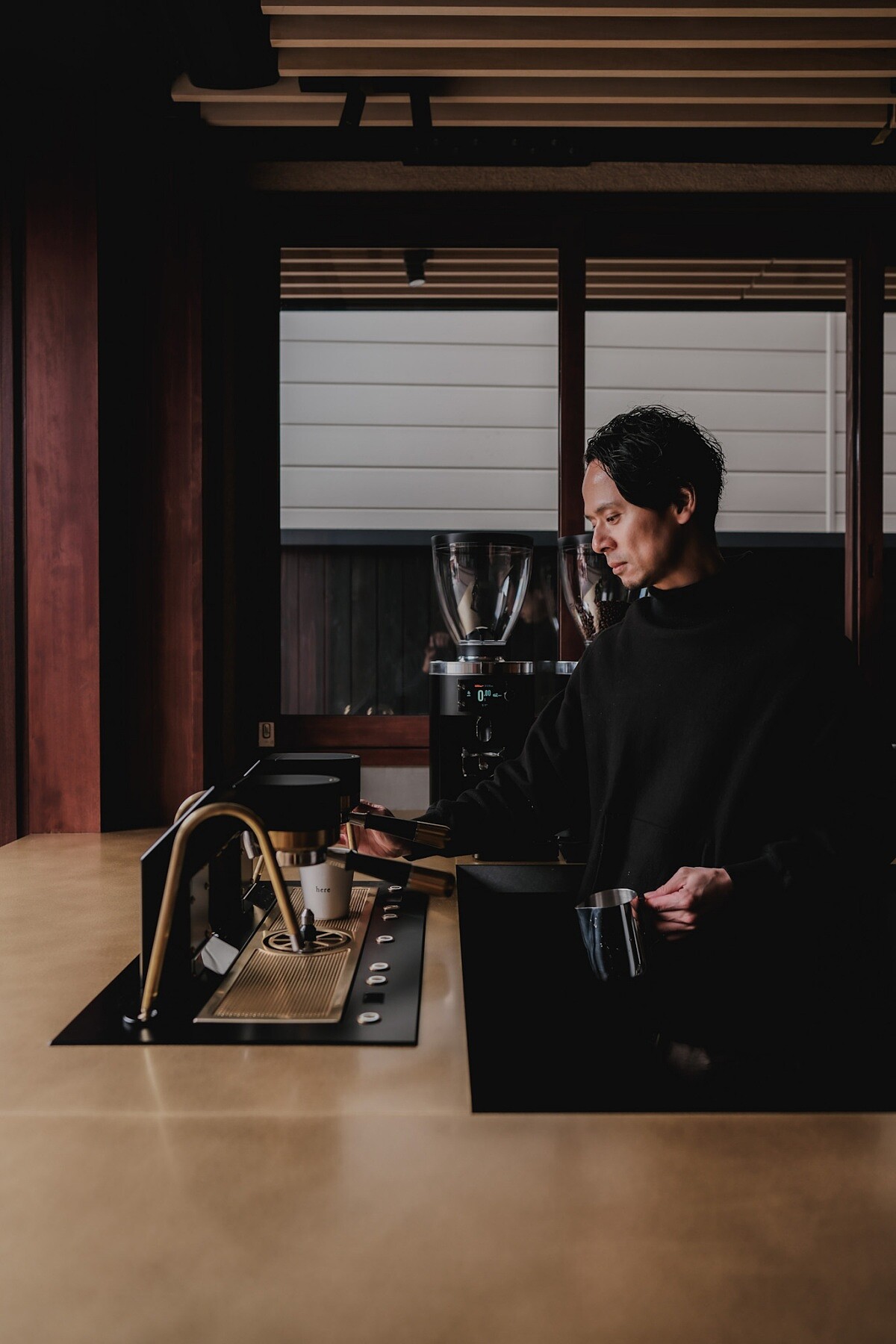 他認為「簡單但真實」的風味就是一杯好咖啡。