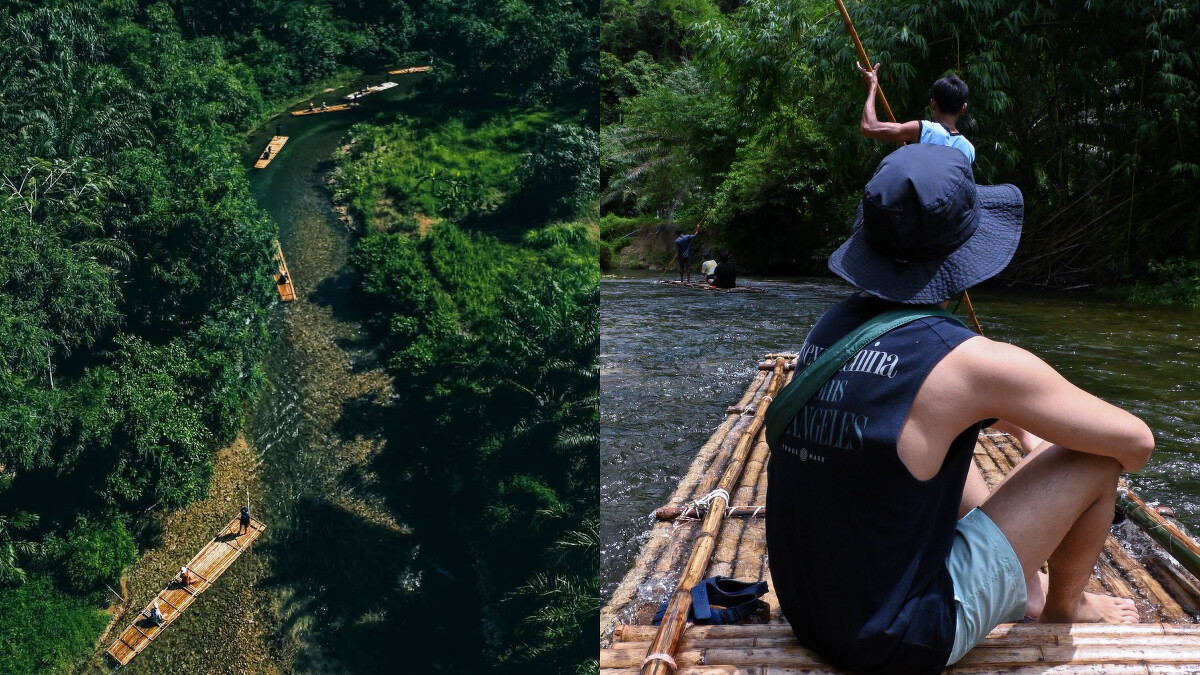 攀牙拷叻景點推薦竹筏漂流Komol's Corner Bamboo Rafting