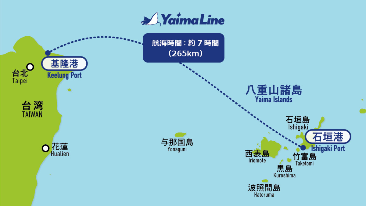 基隆直航石垣島「YAIMA丸號」資訊