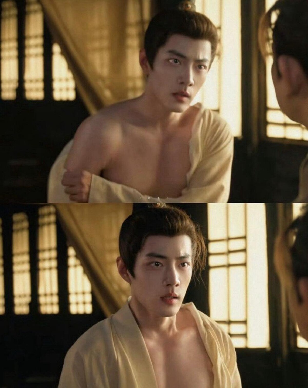 前期劇情肖戰只露了一點肌肉，讓觀眾抱怨看不夠。