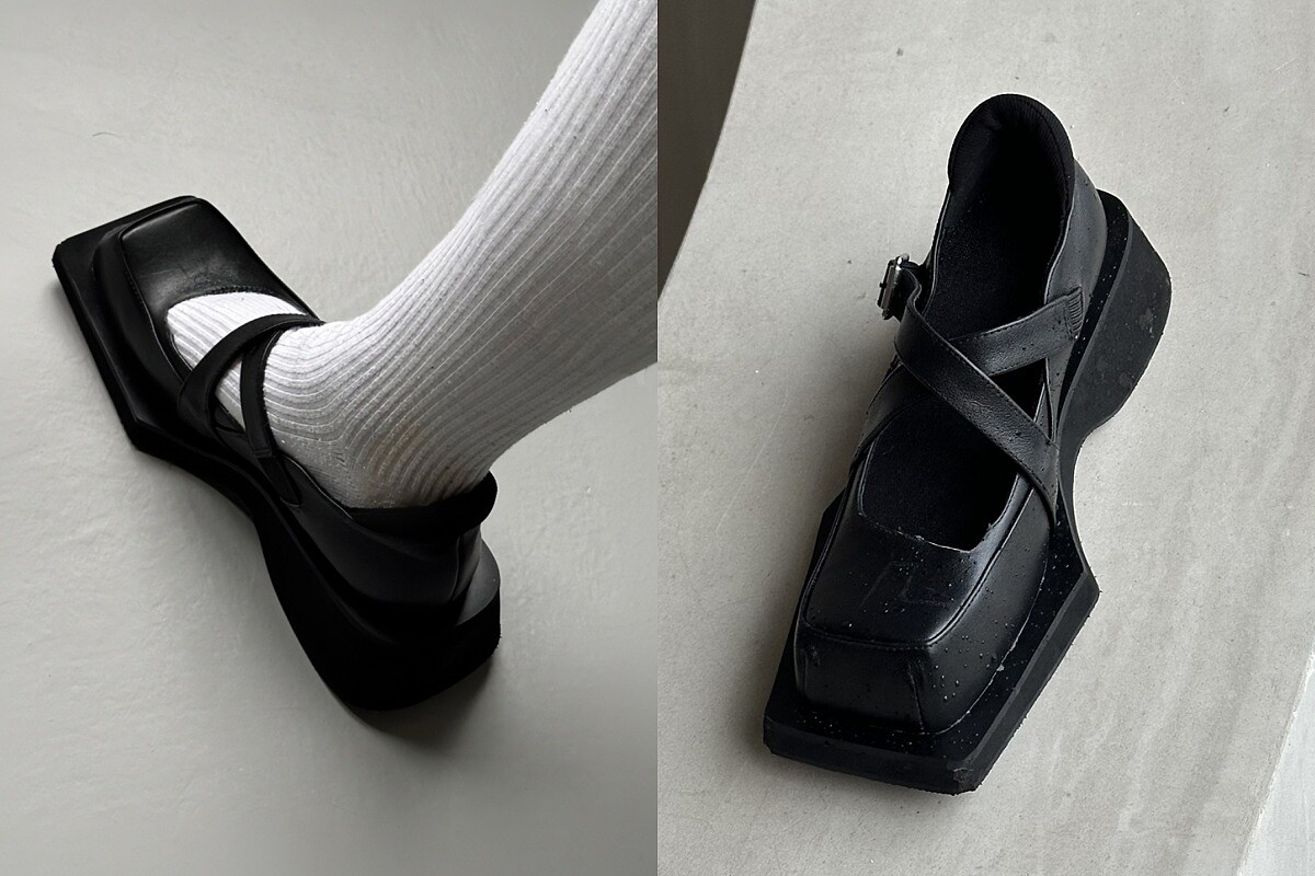 啞光牛皮瑪麗珍鞋 NT.3205