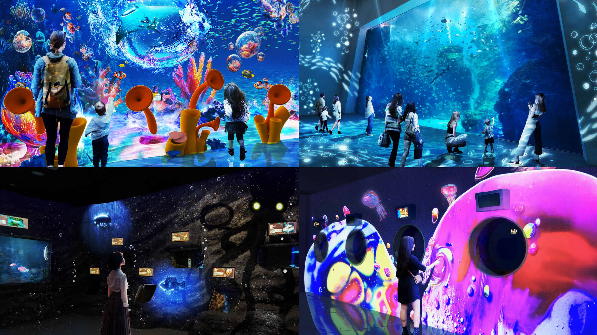 「Xpark meets NAKED～Ocean of Light 潛浸海洋～」模擬圖