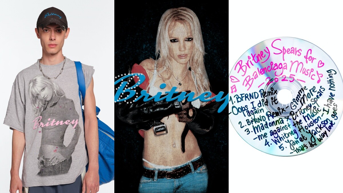 Demna巴黎世家最終季請出傳奇偶像布蘭妮！人像T恤這店買得到，十週年回顧展這天開跑
