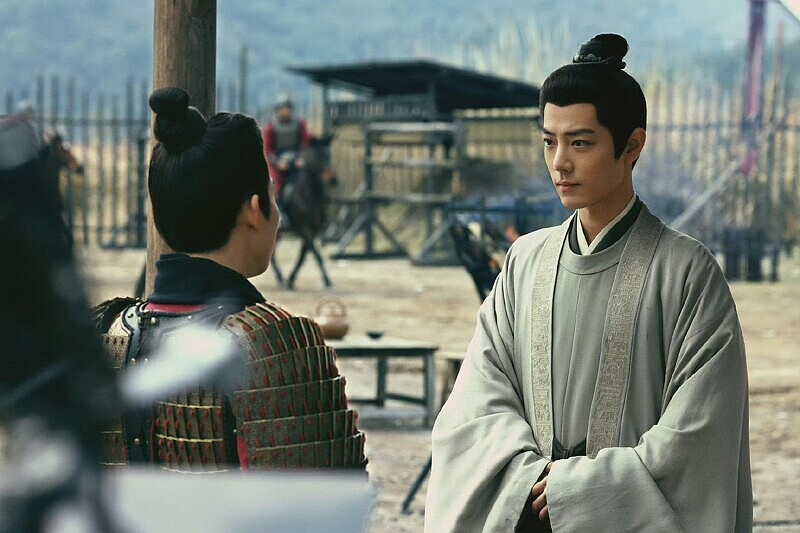 肖戰《藏海傳》薄荷綠色調古裝造型