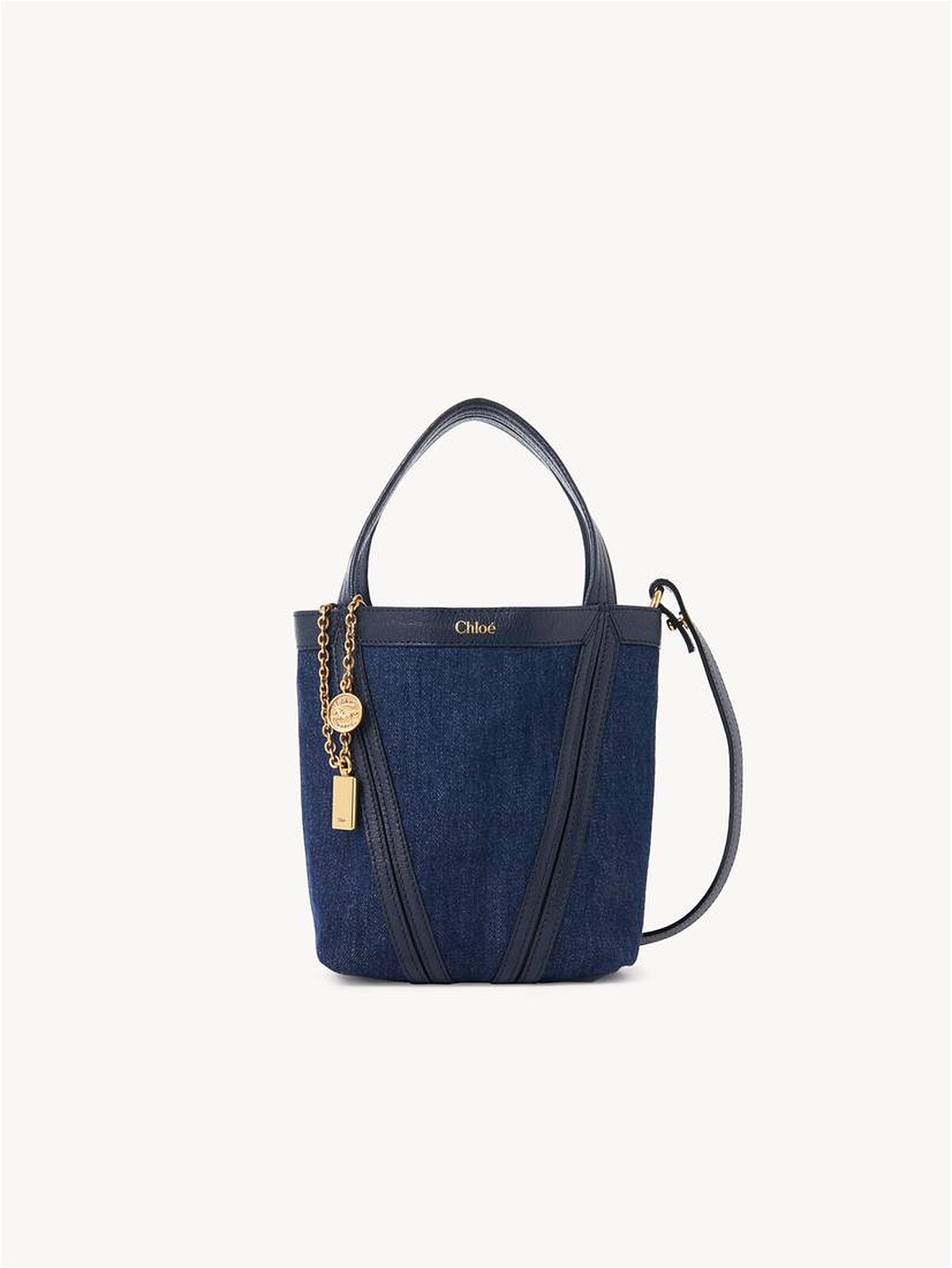 Chlo&eacute; Spin 丹寧小型托特包 $42,300