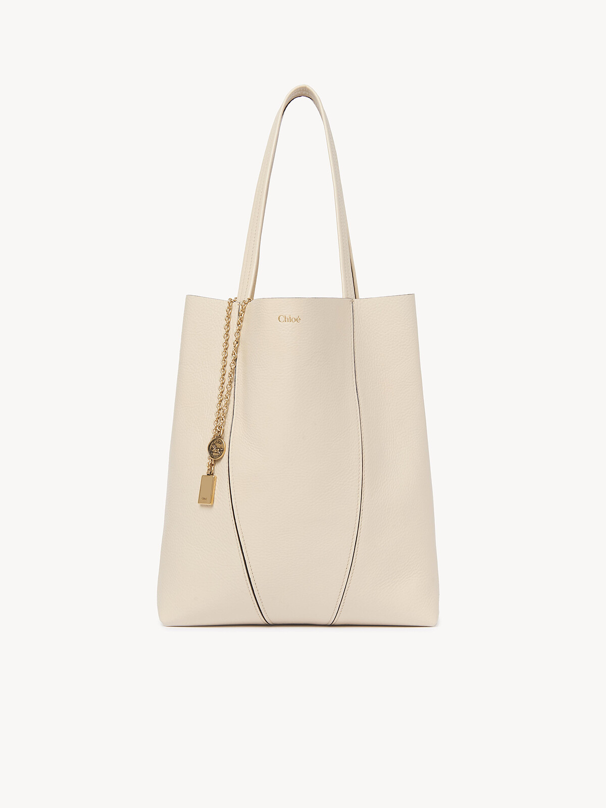 Chlo&eacute; Spin 甜米色中型托特包 $55,000