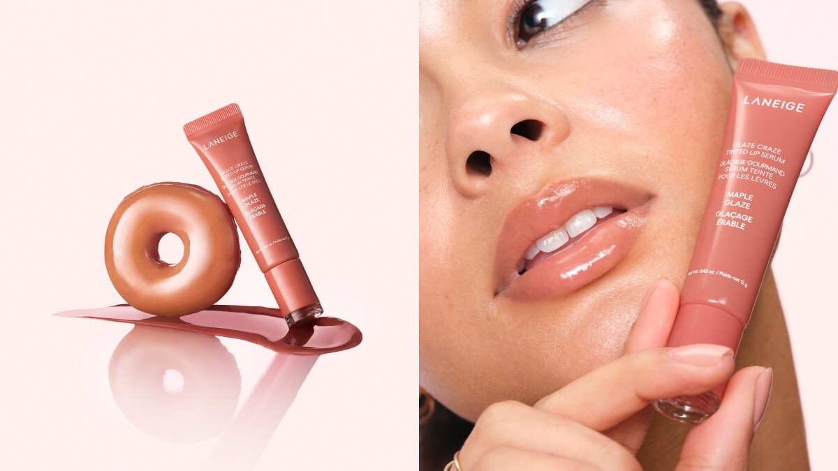 LANEIGE蘭芝甜甜圈澎潤水唇釉(#楓糖紅棕MAPLE GLAZE)12g，NT650