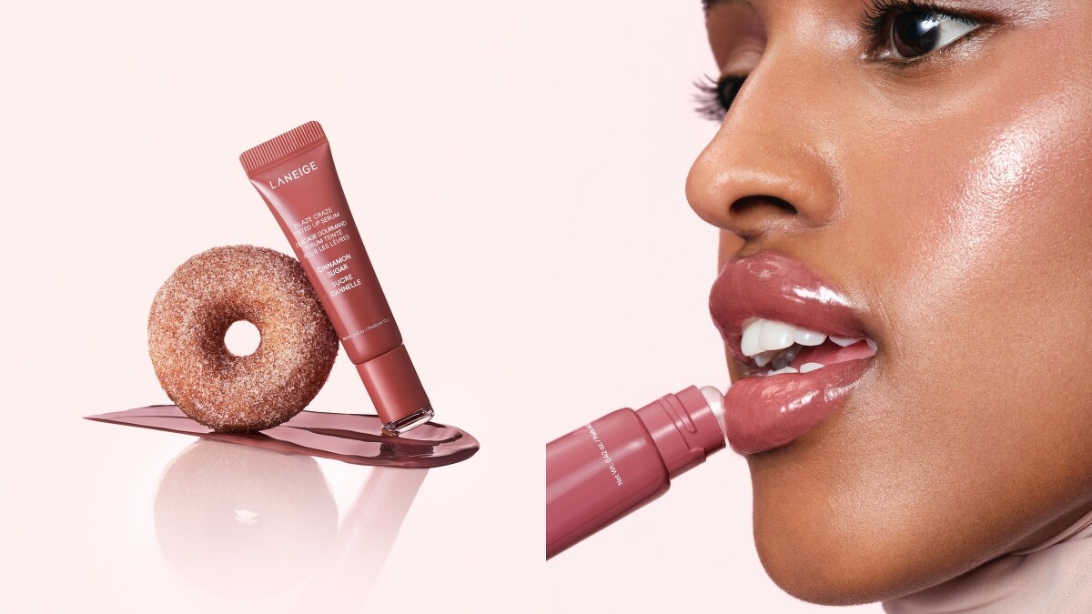 LANEIGE蘭芝甜甜圈澎潤水唇釉(#肉桂糖霜CINNAMON SUGAR)12g，NT650