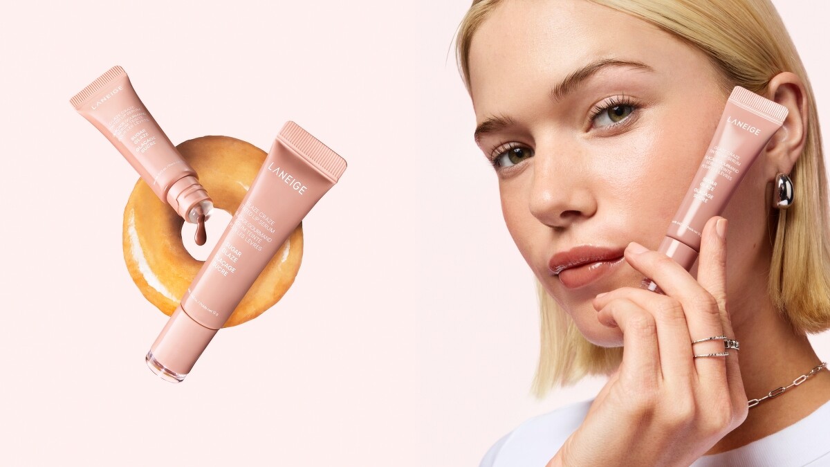 LANEIGE蘭芝甜甜圈澎潤水唇釉(#焦糖琥珀SUGAR GLAZE)12g，NT650