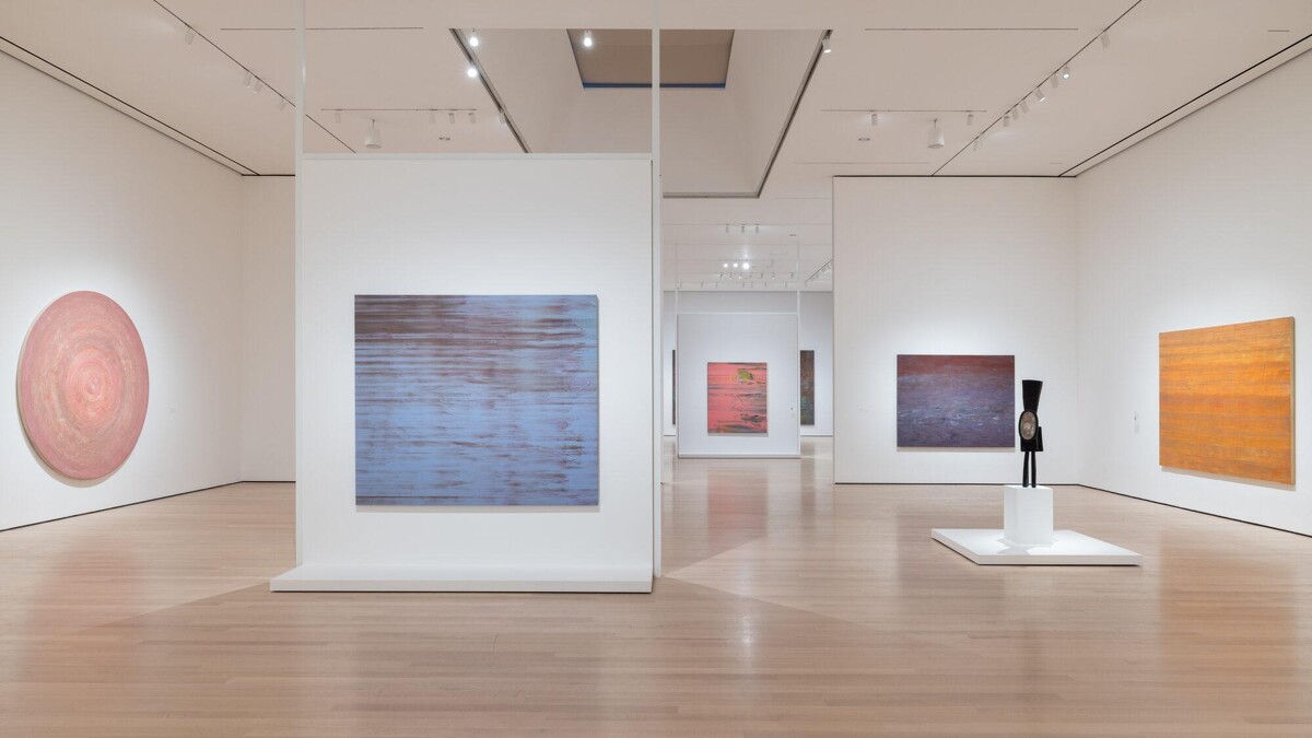 Jack Whitten: The Messenger 展覽現場照。攝影：Jonathan Dorado。