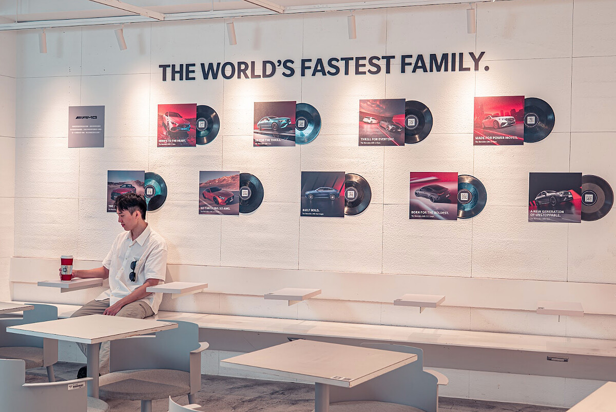 CAFE!N x Mercedes-AMG 聯名主題店
