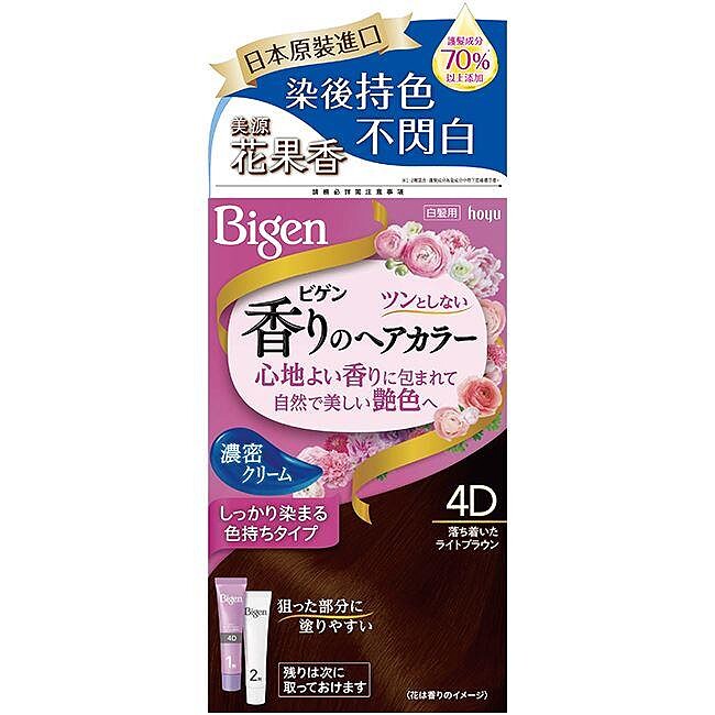 Bigen美源 花果香快速染髮霜-4NA自然亮棕色