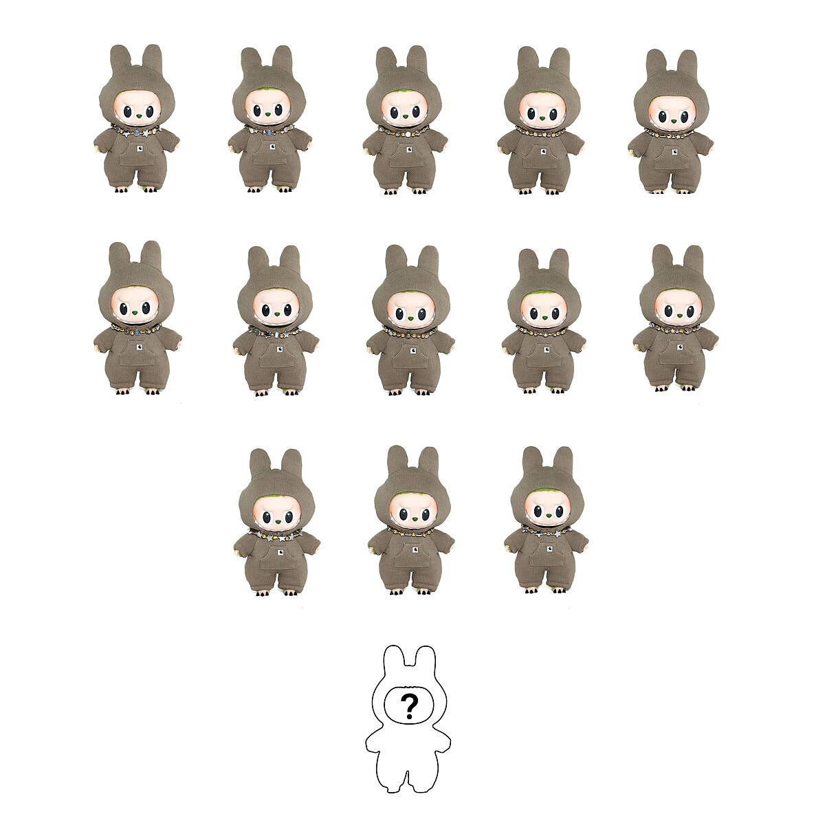 Labubu x sacai x Carhartt WIP