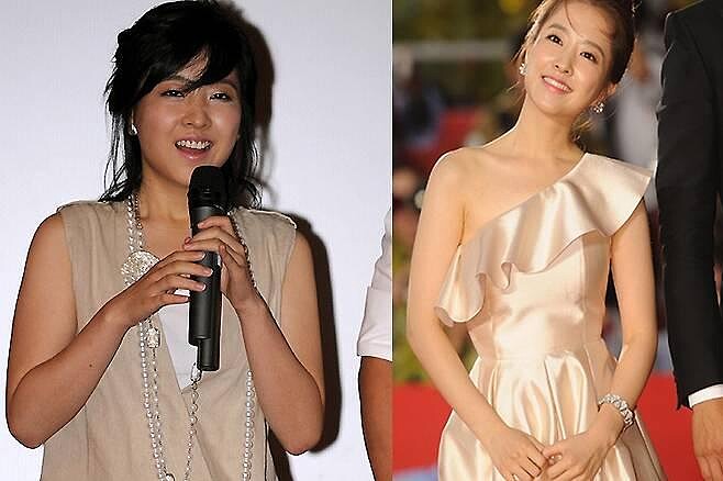 朴寶英減重前、後(Photo/翻攝自韓網)。